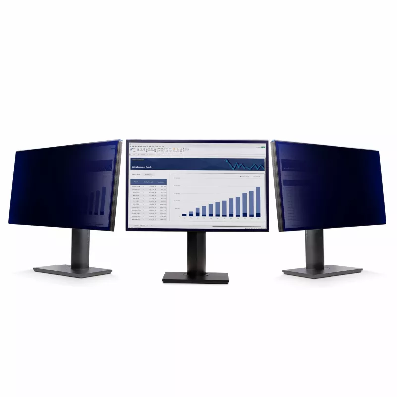 StarTech.com 24 colių 16:9 kompiuterio monitoriaus privatumo ekranas, kabinamas akrilinis filtras, greitai montuojamas apsauginis skydas, monitoriaus ekrano apsauga, +/- 30° matymo kampas, blizgus