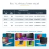 StarTech.com 24 colių 16:9 kompiuterio monitoriaus privatumo ekranas, kabinamas akrilinis filtras, greitai montuojamas apsauginis skydas, monitoriaus ekrano apsauga, +/- 30° matymo kampas, blizgus