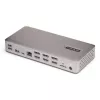 „StarTech.com“ trijų monitorių USB4 prijungimo stotelė, 4K 60Hz HDMI arba DisplayPort, 100W nešiojamojo kompiuterio įkrovimas, 2,5GbE, USB-C kelių monitorių dokas, nereikalaujanti tvarkyklių