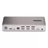 „StarTech.com“ trijų monitorių USB4 prijungimo stotelė, 4K 60Hz HDMI arba DisplayPort, 100W nešiojamojo kompiuterio įkrovimas, 2,5GbE, USB-C kelių monitorių dokas, nereikalaujanti tvarkyklių