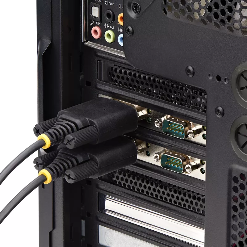 “StarTech.com” 4 prievadų nuoseklioji PCIe kortelė, keturių prievadų PCI Express į RS232/RS422/RS485 (DB9) nuoseklioji kortelė, komplekte žemo profilio laikiklis, 16C1050 UART, Windows/Linux, atitinka TAA – 4 lygio ESD apsauga