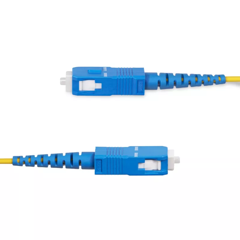 StarTech.com 100m (328 pėdų) SC į SC (UPC) OS2 vienmodis simpleksinis šviesolaidinis kabelis, 9/125 µm, 40G/100G, nejautrus lenkimui, maži įterpimo nuostoliai, LSZH šviesolaidinis perjungimo laidas
