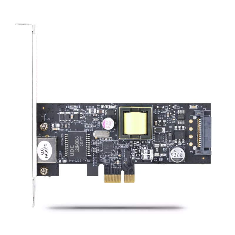 StarTech.com 1 prievado 2,5 Gbps NBASE-T PoE tinklo plokštė, Intel I225-V, 802.3af/at PoE+ kelių gigabitų NIC, PCI Express serverio LAN plokštė, SATA maitinama stalinio kompiuterio eterneto sąsaja – palaiko Windows, Linux