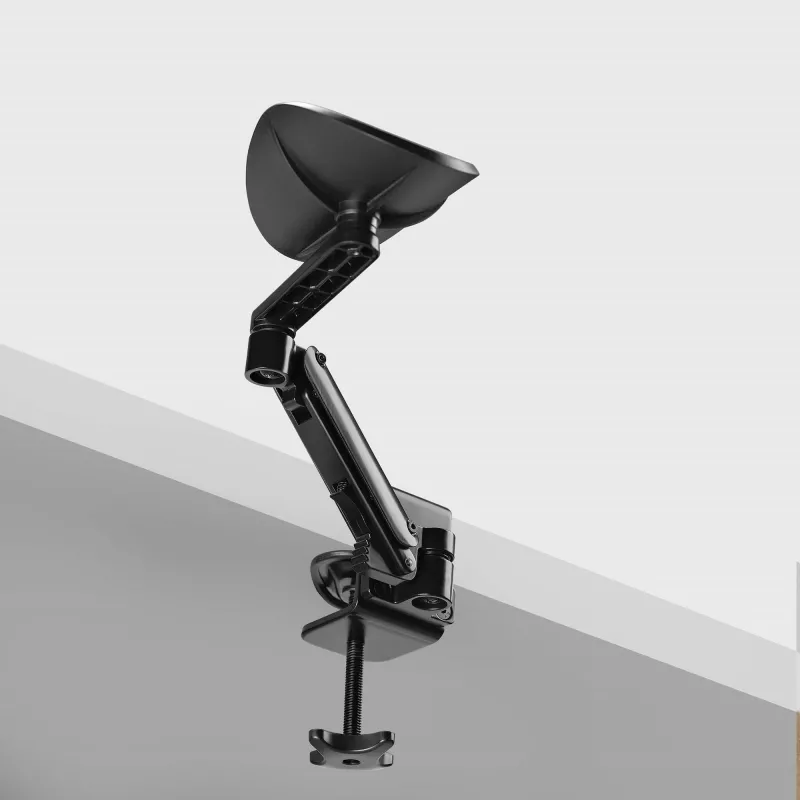 StarTech.com reguliuojama rankos atrama biuro stalui, ergonomiška rankos / alkūnės atrama, 360 laipsnių pasukimas, tvirtinimas spaustuku / nereikia gręžti, juoda