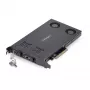 StarTech.com dviejų lizdų M.2 NVMe SSD į PCIe x8 išimamas mobilusis stovas; reikalingas bifurkavimas; montavimas be įrankių, PCIe galinė plokštė su dviem karšto keitimo diskų lizdais