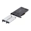 StarTech.com dviejų lizdų M.2 NVMe SSD į PCIe x8 išimamas mobilusis stovas; reikalingas bifurkavimas; montavimas be įrankių, PCIe galinė plokštė su dviem karšto keitimo diskų lizdais