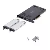 StarTech.com dviejų lizdų M.2 NVMe SSD į PCIe x8 išimamas mobilusis stovas; reikalingas bifurkavimas; montavimas be įrankių, PCIe galinė plokštė su dviem karšto keitimo diskų lizdais