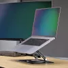 StarTech.com Sukamas nešiojamojo kompiuterio stovas, 360° pasukamas, ergonominis staltiesės kėliklis kompiuteriui, pakeliamas dėklas su reguliuojamu pasvirimu, maks. 11 svarų/5 kg, aliuminio konstrukcija, nešiojamas dizainas