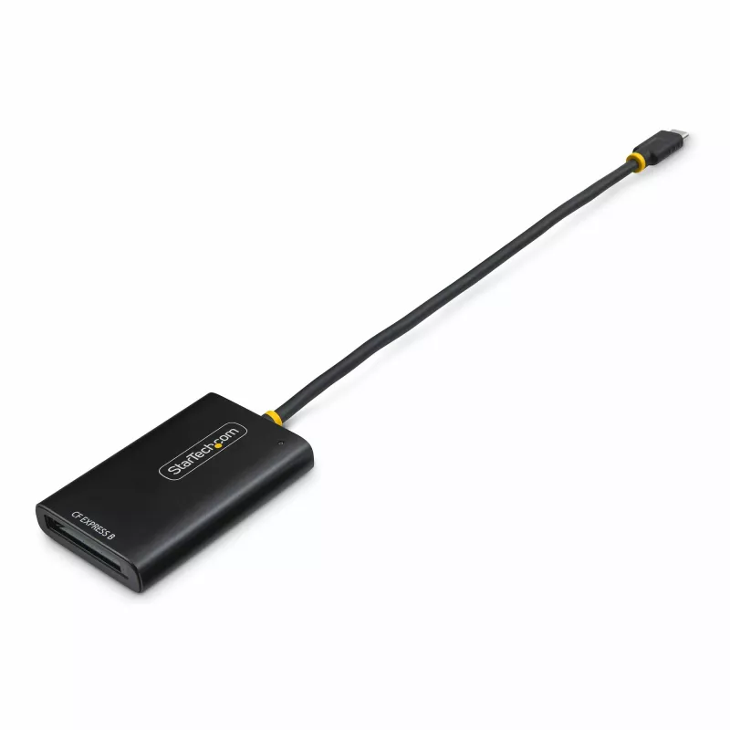 StarTech.com USB-C CFexpress Type B kortelių skaitytuvas, USB 10 Gbps, nešiojamasis atminties kortelių skaitytuvas, USB Type-C į CF Express 2.0 adapteris, veikia su bet kuria operacine sistema