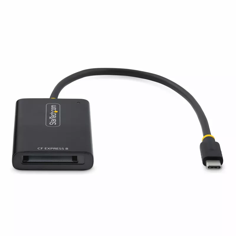 StarTech.com USB-C CFexpress Type B kortelių skaitytuvas, USB 10 Gbps, nešiojamasis atminties kortelių skaitytuvas, USB Type-C į CF Express 2.0 adapteris, veikia su bet kuria operacine sistema