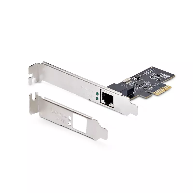StarTech.com 1 prievado 2,5 Gbps NBASE-T PCIe tinklo plokštė, Intel® I225-V, vieno prievado kompiuterio tinklo plokštė, Ethernet MultiGigabit NIC, PCI Express serverio LAN plokštė