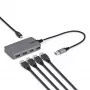 StarTech.com 4 prievadų USB-A šakotuvas, 5 Gbps, maitinamas per magistralę, USB-A į 4x USB-A šakotuvas su USB-C pagalbiniu maitinimo įvadu, 1 pėdos / 30 cm prieglobos kabelis, nešiojamasis staliniam / nešiojamam kompiuteriui skirtas USB šakotuvas