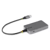 StarTech.com 4 prievadų USB-A šakotuvas, 5 Gbps, maitinamas per magistralę, USB-A į 4x USB-A šakotuvas su USB-C pagalbiniu maitinimo įvadu, 1 pėdos / 30 cm prieglobos kabelis, nešiojamasis staliniam / nešiojamam kompiuteriui skirtas USB šakotuvas
