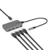 StarTech.com 4 prievadų USB-C šakotuvas, 5 Gbps, maitinamas per magistralę, USB-C į 4x USB-A šakotuvas su USB-C pagalbiniu maitinimo įvadu, 30 cm pagrindinis laidas, nešiojamas staliniams / nešiojamiesiems kompiuteriams USB šakotuvas