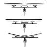 StarTech.com stalinis dvigubas monitoriaus laikiklis su skersiniu, iki 27 colių ekranams, VESA 75x75/100x100, maks. 15 kg, C formos spaustuvas, visiškai lankstus, mechaninė spyruoklė, TAA