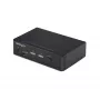 StarTech.com 2 prievadų DisplayPort KVM jungiklis, 4K 60Hz, DP 1.2, EDID valdymas, 2 prievadų USB 3.0 šakotuvas, 4x USB HID prievadai, TAA atitikimas