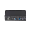 StarTech.com 2 prievadų DisplayPort KVM jungiklis, 4K 60Hz, DP 1.2, EDID valdymas, 2 prievadų USB 3.0 šakotuvas, 4x USB HID prievadai, TAA atitikimas