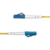 StarTech.com 30m (98,4 pėd.) LC į LC (UPC) OS2 vienmodis simpleksinis šviesolaidinis kabelis, 9/125µm, 40G/100G, nejautrus lenkimui, maži įterpimo nuostoliai, LSZH šviesolaidinis džemperio laidas