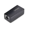 StarTech.com 1 prievado gigabitinio tinklo izoliatorius, kompaktiškas linijinis RJ45 eterneto mova su 4 kV galvanine izoliacija, IP40, montuojamas ant DIN bėgelio, atitinka TAA