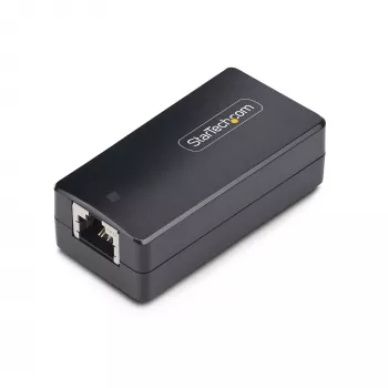 StarTech.com 1 prievado gigabitinio tinklo izoliatorius, kompaktiškas linijinis RJ45 eterneto mova su 4 kV galvanine izoliacija, IP40, montuojamas ant DIN bėgelio, atitinka TAA