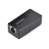 StarTech.com 1 prievado gigabitinio tinklo izoliatorius, kompaktiškas linijinis RJ45 eterneto mova su 4 kV galvanine izoliacija, IP40, montuojamas ant DIN bėgelio, atitinka TAA