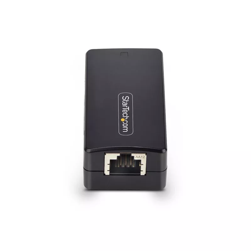 StarTech.com 1 prievado gigabitinio tinklo izoliatorius, kompaktiškas linijinis RJ45 eterneto mova su 4 kV galvanine izoliacija, IP40, montuojamas ant DIN bėgelio, atitinka TAA