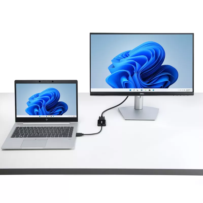 StarTech.com HDMI į VGA adapteris, aktyvus vaizdo keitiklis nešiojamiesiems / stacionariesiems kompiuteriams, 1920 × 1080 (1080p), HDMI šaltinis į VGA monitorių / ekraną / projektorių