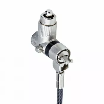 “StarTech.com” 25 vnt. universalus nešiojamojo kompiuterio užraktas 2 m, vienodo rakto fiksavimo kabelis, apsaugos kabelis, suderinamas su “Noble Wedge®”/“Nano”/“K-Slot”, apsaugantis nuo vagystės, atsparus perpjovimui kabelis