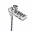 StarTech.com 10-Pack Dual-Access Laptop Lock, 6.5ft (2m) Keyed Alike and Combination Security kabelis Lock for K-Slot Devices, Computer Anti-Theft Steel kabelis