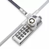 StarTech.com 10-Pack Dual-Access Laptop Lock, 6.5ft (2m) Keyed Alike and Combination Security kabelis Lock for K-Slot Devices, Computer Anti-Theft Steel kabelis