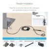 StarTech.com 10-Pack Dual-Access Laptop Lock, 6.5ft (2m) Keyed Alike and Combination Security kabelis Lock for K-Slot Devices, Computer Anti-Theft Steel kabelis