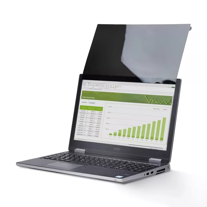 StarTech.com 16 colių 16:10 atlenkiamas privatumo filtras su lietimu, neatspindintis privatumo filtras, nešiojamojo kompiuterio monitoriaus ekrano apsauga, mažinanti mėlyną šviesą 51 %