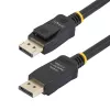 StarTech.com 2 m (6,6 pėd.) VESA sertifikuotas DisplayPort laidas – 10 vnt. pakuotė – DisplayPort 1.2 laidas su skląsčiais, 4K 60 Hz UHD, DP į DP laidas monitoriui, užsifiksuojančios DP jungtys
