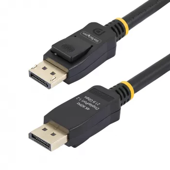 StarTech.com 2 m (6,6 pėd.) VESA sertifikuotas DisplayPort laidas – 10 vnt. pakuotė – DisplayPort 1.2 laidas su skląsčiais, 4K 60 Hz UHD, DP į DP laidas monitoriui, užsifiksuojančios DP jungtys