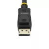 StarTech.com 2 m (6,6 pėd.) VESA sertifikuotas DisplayPort laidas – 10 vnt. pakuotė – DisplayPort 1.2 laidas su skląsčiais, 4K 60 Hz UHD, DP į DP laidas monitoriui, užsifiksuojančios DP jungtys