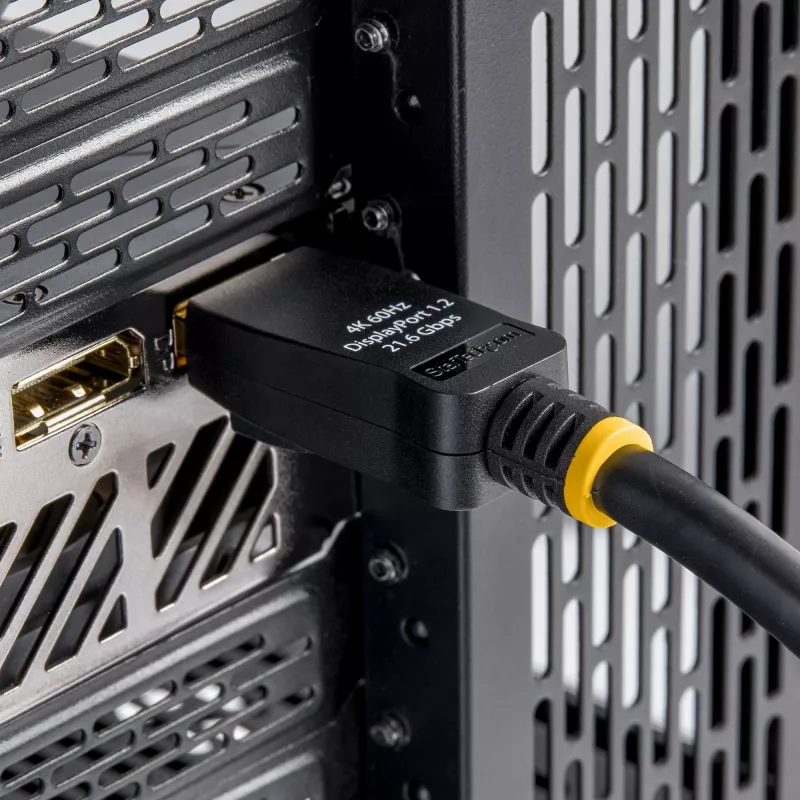 StarTech.com 2 m (6,6 pėd.) VESA sertifikuotas DisplayPort laidas – 10 vnt. pakuotė – DisplayPort 1.2 laidas su skląsčiais, 4K 60 Hz UHD, DP į DP laidas monitoriui, užsifiksuojančios DP jungtys
