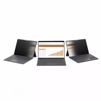 StarTech.com 4 krypčių 12,4 col. Surface Laptop Go 1/2/3 privatumo ekrano filtras, portretas/peizažas, lietimui palaikantis, +/- 30° matymo kampas, mėlynos šviesos mažinimas, matinis paviršius