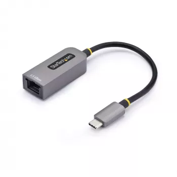 StarTech.com 2.5GbE USB-C į eterneto adapterį, NBASE-T NIC, USB 3.0 Type-C 2.5/1G kelių greičių tinklas, suderinamas su Thunderbolt, Windows ir Mac