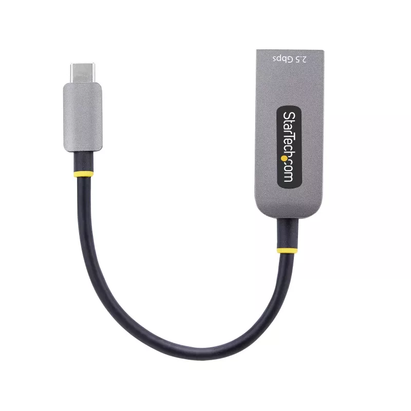 StarTech.com 2.5GbE USB-C į eterneto adapterį, NBASE-T NIC, USB 3.0 Type-C 2.5/1G kelių greičių tinklas, suderinamas su Thunderbolt, Windows ir Mac