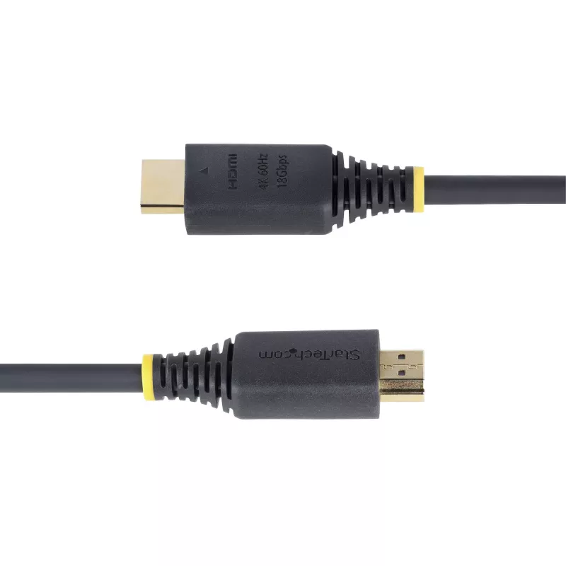 StarTech.com 2 m (6,6 pėd.) Premium sertifikuotas didelės spartos HDMI laidas, 4K 60 Hz / 1440p 144 Hz, HDR10 / HDCP 2.2 / ARC, 18 Gbps, UHD HDMI 2.0 laidas televizoriui / monitoriui / ekranui, TPE apvalkalas