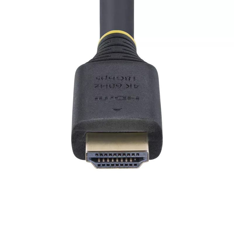 StarTech.com 5m (16,4 pėd.) Premium sertifikuotas didelės spartos HDMI laidas, 4K 60Hz/1440p 144Hz, HDR10/HDCP 2.2/ARC, 18Gbps, UHD HDMI 2.0 laidas televizoriui/monitoriui/ekranui, TPE apvalkalas