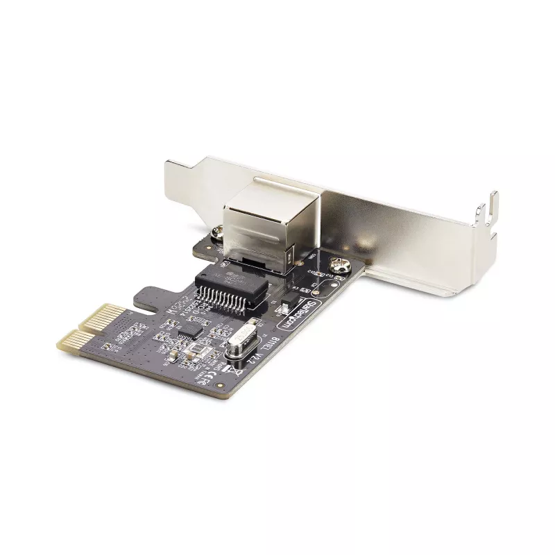 StarTech.com 1 prievado gigabitinė PCIe tinklo adapterio plokštė, žemo profilio NIC, 10/100/1000Mbps PCI Express LAN plokštė, Realtek RTL8111H, Windows ir Linux, TAA atitinkanti
