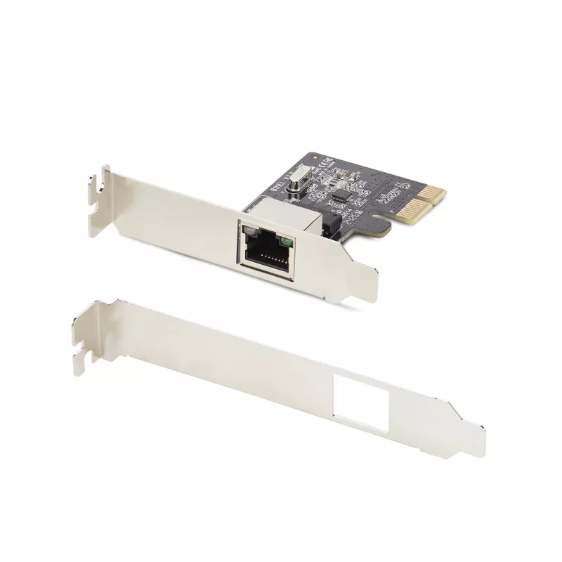 StarTech.com 1 prievado gigabitinė PCIe tinklo adapterio plokštė, žemo profilio NIC, 10/100/1000Mbps PCI Express LAN plokštė, Realtek RTL8111H, Windows ir Linux, TAA atitinkanti