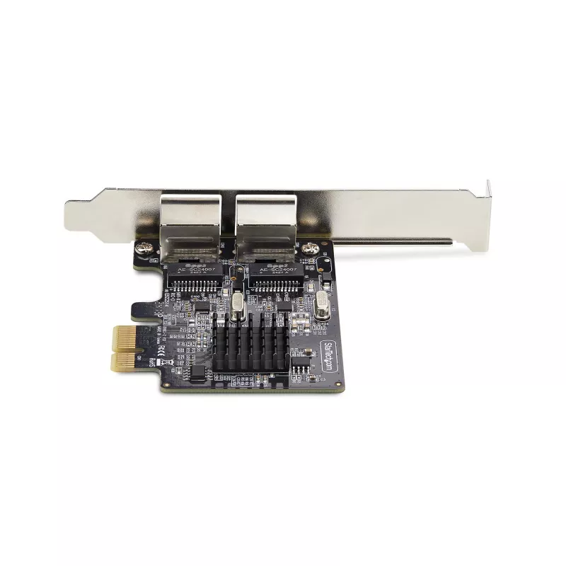 StarTech.com 2 prievadų gigabitinė PCIe tinklo adapterio kortelė, 10/100/1000 Mbit/s PCI Express NIC, dvigubas Realtek RTL8111H, veikia su Windows ir Linux, atitinka TAA