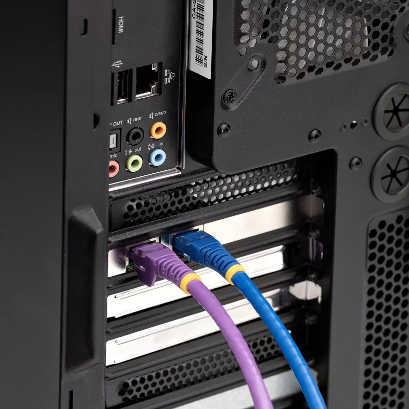 StarTech.com 2 prievadų gigabitinė PCIe tinklo adapterio kortelė, 10/100/1000 Mbit/s PCI Express NIC, dvigubas Realtek RTL8111H, veikia su Windows ir Linux, atitinka TAA