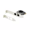 StarTech.com 2 prievadų gigabitinė PCIe tinklo adapterio kortelė, 10/100/1000 Mbit/s PCI Express NIC, dvigubas Realtek RTL8111H, veikia su Windows ir Linux, atitinka TAA