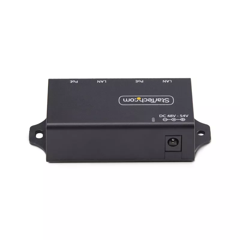 StarTech.com 2 prievadų gigabitinio vidutinio nuotolio PoE+ injektorius, 10/100/1000 Mbit/s, PoE+ (802.3af/at), 30 W, 1 Gbps Ethernet, montuojamas ant sienos, nevaldomas linijoje esantis maitinimas per Ethernet