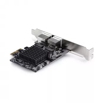 StarTech.com 2 prievadų 5G Gigabit PCIe tinklo adapterio kortelė, 5G/2.5G/1G/100M/10M PCI Express LAN kortelė, Realtek RTL8126, Windows ir Linux, TAA reikalavimus atitinkanti