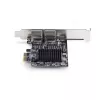 StarTech.com 2 prievadų 5G Gigabit PCIe tinklo adapterio kortelė, 5G/2.5G/1G/100M/10M PCI Express LAN kortelė, Realtek RTL8126, Windows ir Linux, TAA reikalavimus atitinkanti