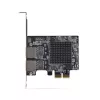 StarTech.com 2 prievadų 5G Gigabit PCIe tinklo adapterio kortelė, 5G/2.5G/1G/100M/10M PCI Express LAN kortelė, Realtek RTL8126, Windows ir Linux, TAA reikalavimus atitinkanti